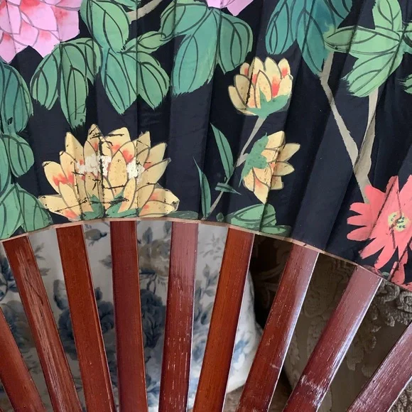 Vintage Asian Paper Fan